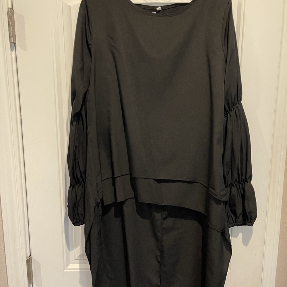 Black high low top
